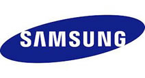 Samsung logo.